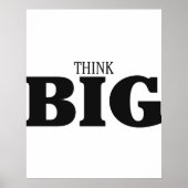 Think Big Motivational Poster (Vorne)