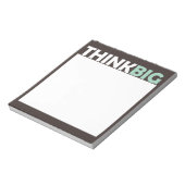 Think Big Notizblock (Rotiert)