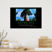 Think Big Poster (Küche)