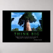 Think Big Poster (Vorne)