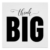 Think Big Poster (Vorderseite)