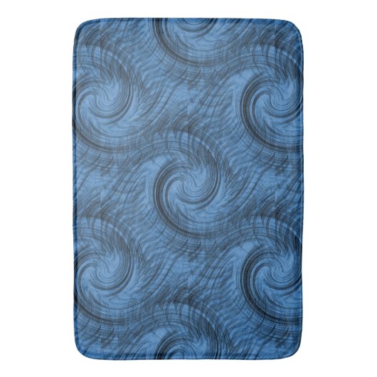 Think Blue... Badematte (Vorderseite Vertikal)