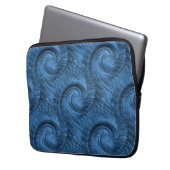 Think Blue... Laptopschutzhülle (Vorderseite Links)