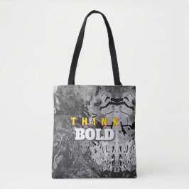 THINK BOLD Abstract Tote Tasche