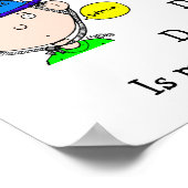 think-cap.gif, Bevor Sie in Mathematik Cla.. Poster (Ecke)