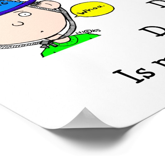 think-cap.gif, Bevor Sie in Mathematik Cla.. Poster (Ecke)