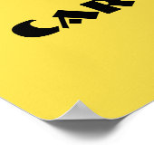 Think Car Funky A3 Poster (Ecke)