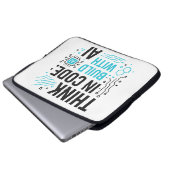 Think Code Build AI Sleeve | Entwicklertechnologie (Vorne Knopf)