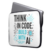 Think Code Build AI Sleeve | Entwicklertechnologie (Vorderseite Links)