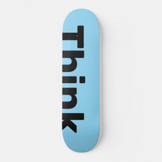 Think Deck "Think on the edge" Skateboard (Vorderseite)