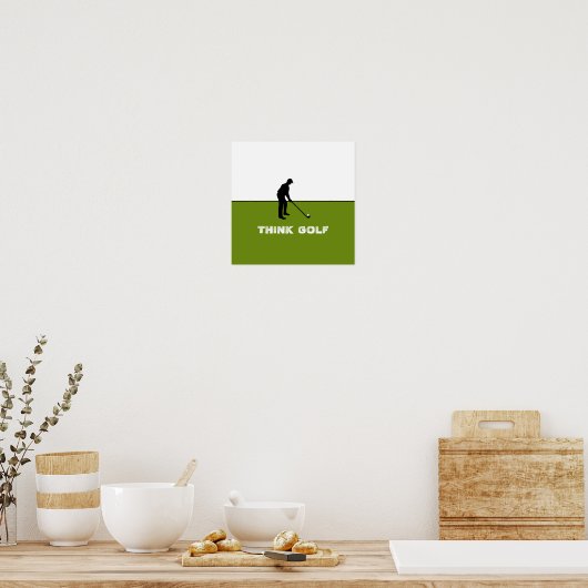 Think Golf, Pro Golf Poster (Küche)