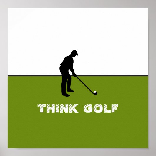 Think Golf, Pro Golf Poster (Vorne)