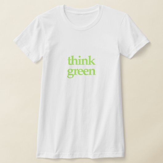 Think Green apparel T-Shirt (Ablage )