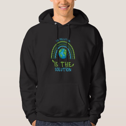 Think Green Earth Day April 22 Science Teacher Pla Hoodie (Vorderseite)