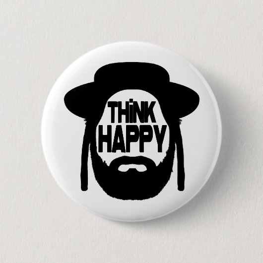 Think Happy Button (Vorderseite)