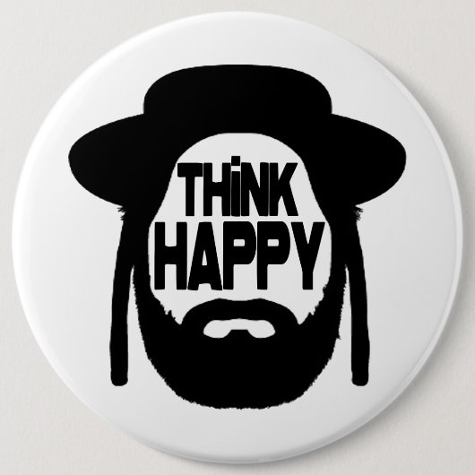 Think Happy Button (Vorderseite)