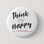 Think Happy button (Vorderseite)