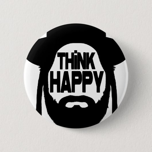 Think Happy Button (Vorderseite)