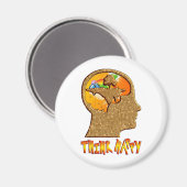 Think Happy Magnet (Vorderseite/Rückseite)