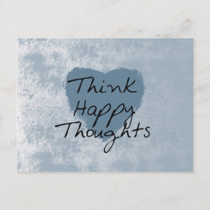 Think Happy Postkarte