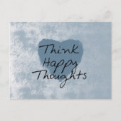 Think Happy Postkarte (Vorderseite)