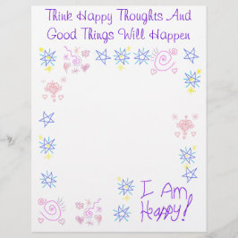 Think Happy Thoughts Book of Shadow Page