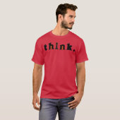 Think in Chess Pieces retro T-Shirt (Vorne ganz)