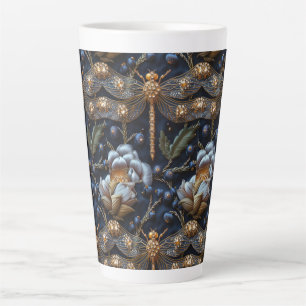 Think Inn Dragonfly Imitate Stickerei Latte Tasse