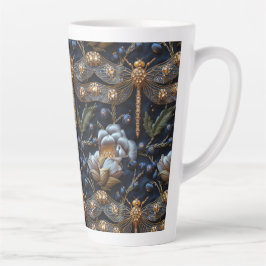 Think Inn Dragonfly Imitate Stickerei Latte Tasse