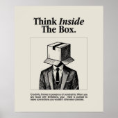 Think inside the box zz poster (Vorne)