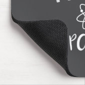 Think Like A Proton Be Sitive Funny Science Motiva Mousepad (Ecke)