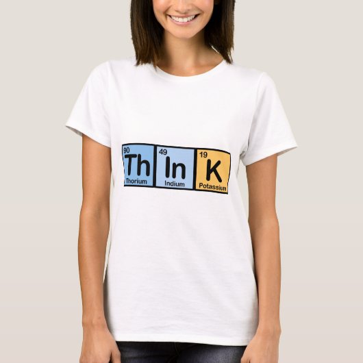 Think machte von den Elementen T-Shirt (Vorderseite)