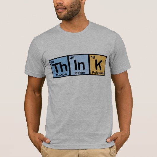 Think machte von den Elementen T-Shirt (Vorderseite)