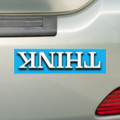 THINK OM Slogan Autoaufkleber (Auf Auto)
