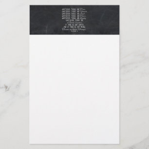 Think on These Things Christian Bible Scripture Briefpapier