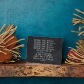 Think on These Things Christian Bible Scripture Fotoplatte (Seite)