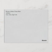 Think on These Things Christian Bible Scripture Postkarte (Rückseite)