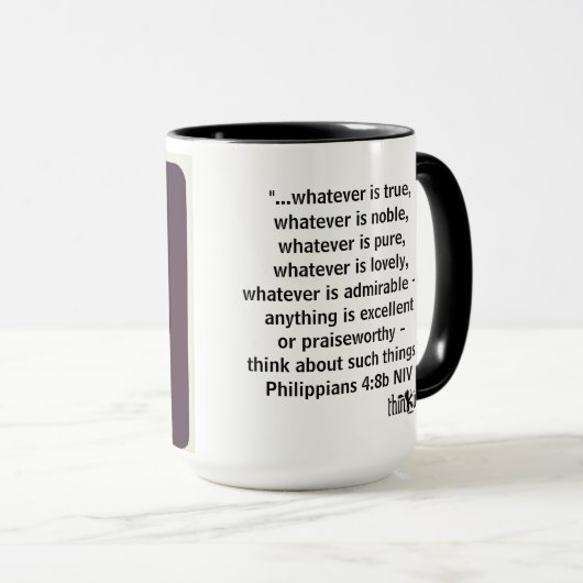 Think on These Things Tasse (VorderseiteRechts)