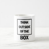 Think Outside Of The Box Kaffeetasse (Mittel)