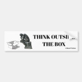 Think Outside the Box - A MisterP Sticker Autoaufkleber (Vorne)