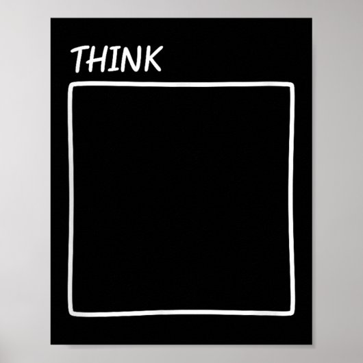 Think Outside The Box New Perspective  Poster (Vorne)