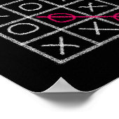 Think Outside The Box _ Tic Tac Toe _ Funny Sy Ner Poster (Ecke)