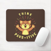Think Paws Mousepad (Mit Mouse)