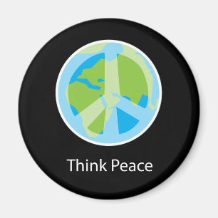 Think Peace Kühlschrankmagnet