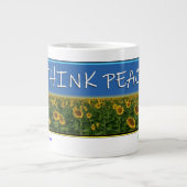 Think Peace Mug Jumbo-Tasse (Vorderseite)