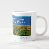 Think Peace Mug Jumbo-Tasse (Rechts)