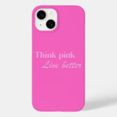 Think Pink iPhone Case (Rückseite)