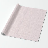 Think Pink Watercolor-Muster-Monogramm Geschenkpapier (Ungerollt)