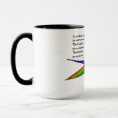 Think Positive Custom Coffee Tasse (Links)