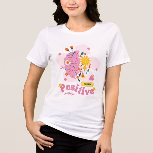 Think Positive Girls Tops (Vorderseite)